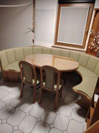 (reserviert) Esstisch inkl. Eckbank und Sesseln