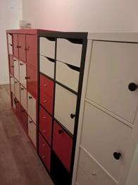 Ikea Kommode schwarz mit Laden und Türen