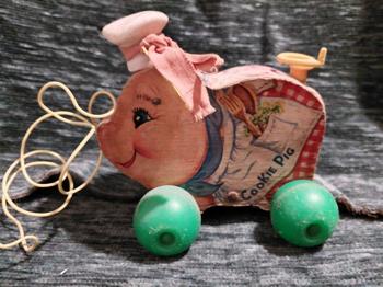 Schweinchen auf Rädern