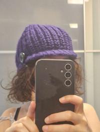 süße Strickhaube Damen