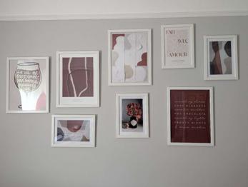 Fotowand mit Bilderrahmen