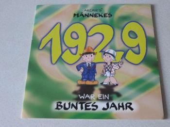 Geburtstagskarte von 1929 zum Aufklappen, zu verschenken