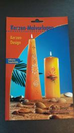 3 Stück Kerzen Schablonen mit Folie