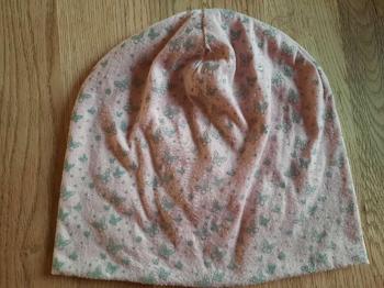 Dünne Haube rosa Schmetterlinge, ca 6 bis 12 Jahre