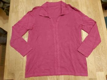 Purpur rotes Langarm Shirt Größe L zu verschenken