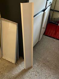 Fensterbrett Fensterbank außen weiß Metall