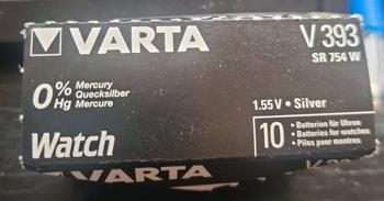 Varta V393 neu!