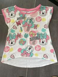 Kurzarm Shirt Gr.104 Minni leicht fleckig