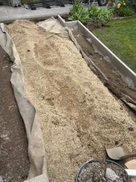 (reserviert) Dachriesel gewaschen 4-8 mm 300 kg gelbbraun