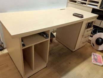 Schreibtisch groß 160x70x74 l/ th