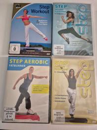 (reserviert) 4 Stepaerobic Fitness DVDs