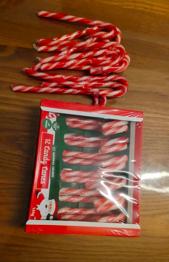 Verschenke Zuckerstangenlollys