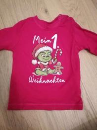Süßes Weihnachtsshirt Baby Mädchen Gr 80 86 NEU