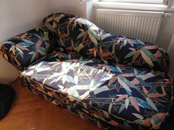 Sofa/ Chaiselongue mit Bettfunktion