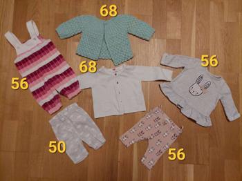 6-teiliges Bekleidungsset Mädchen 50-68