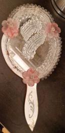 Murano Spiegel Dekoration teilweise gebrochen