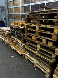 Holzpaletten Industrie