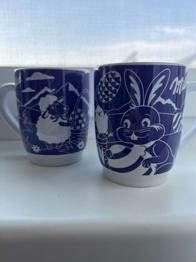 2x Milka Oster Tassen