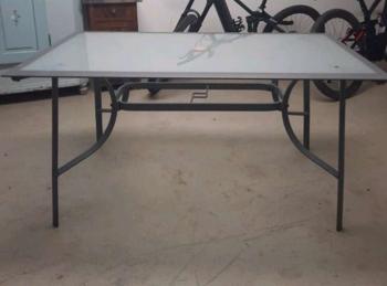 GARTENTISCH wetterfest 90×150 Höhe70. In Vandans