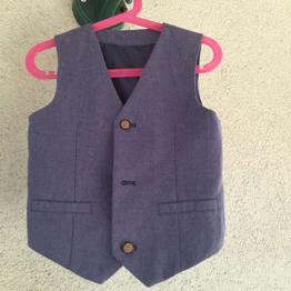 Buben Gilet Gr. 116 blau