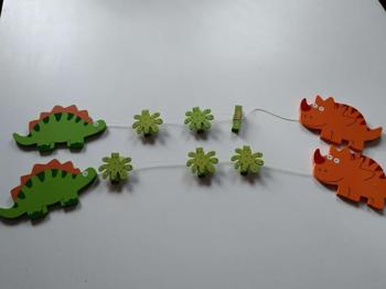 Foto-Bilderleine Dino 2 Stk