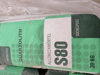 Sockelputz Quarzolith S80 12 Säcke á 30 kg