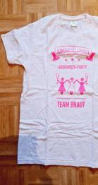 T-Shirt Junggesellinnen Abschieds-Party Team Braut