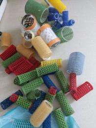 Lockenewickler samt und Klettwickler