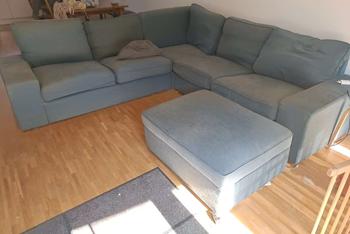 Eckcouch mit Hocker Abholung ab sofort