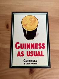 Guinness Postkarte