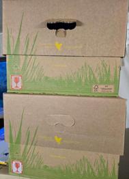 Verschenke stabile Umzugskarton