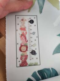 Messlatte Kinderzimmer Wandtattoo