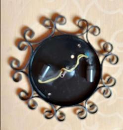 Decken/ Wandleuchte geschmiedet