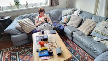 4 teilige Sitzgarnitur, hochwertiges Leder, insgesamt 320 x 220 cm