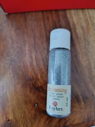 Silberglitter rayher