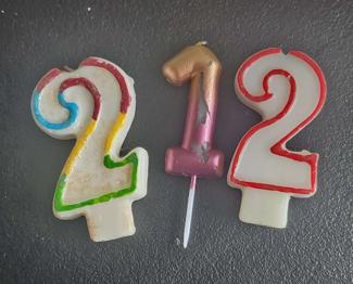 Kerzen für die Torte