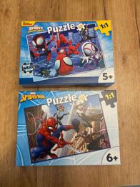 2 STK. Spiderman Puzzle 5-6 Jahre *NEU*