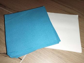 Servietten Royal Collection blau, weiß, 40x40cm