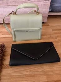 Handtasche und Clutch neuwertig