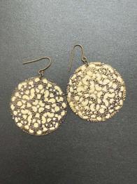 Runde Metall Ohrringe