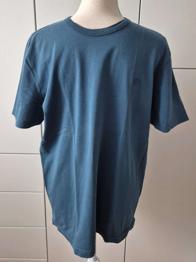 sOLIVER Herren Basic Shirt C-Neck kurzarm Cotton unifarben petrol Gr. L 52