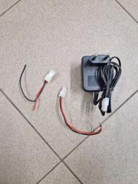 Ladegerät inklusive Steckverbinder für Akku 7,2V, 250mA