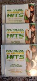 3 Sommer HITS CDs: 60-er, 70-er und 80-er