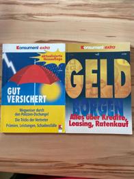 Konsument Hefte Gut versichert und Geld borgen