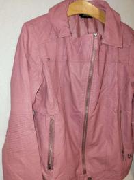 Damen Jacke Lederlook 38