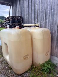 Dieseltank, gereinigte Öltank