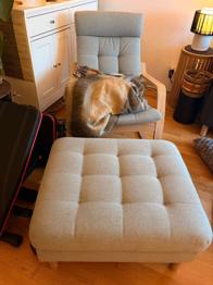 Schaukelstuhl Inklusive Hocker