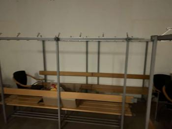 Garderoben Holz/ Stahl