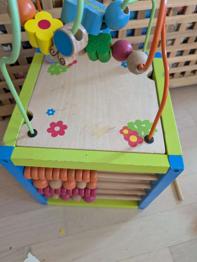 Motorikwürfel aus holz