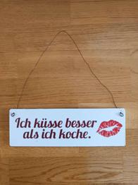 Dekoschild Wanddekoration mit Spruch